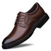 Genuine Leather Man Derby Shoes Luxury Brand Men Oxford Shoes New Men's Business Casual Shoes Soft Sole Formal Dress Footwear