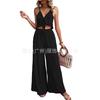 1116 New Spot European and American Women's Two-piece Set, Suspender, Chest Wrap, Strap Top, Extended Pants Set