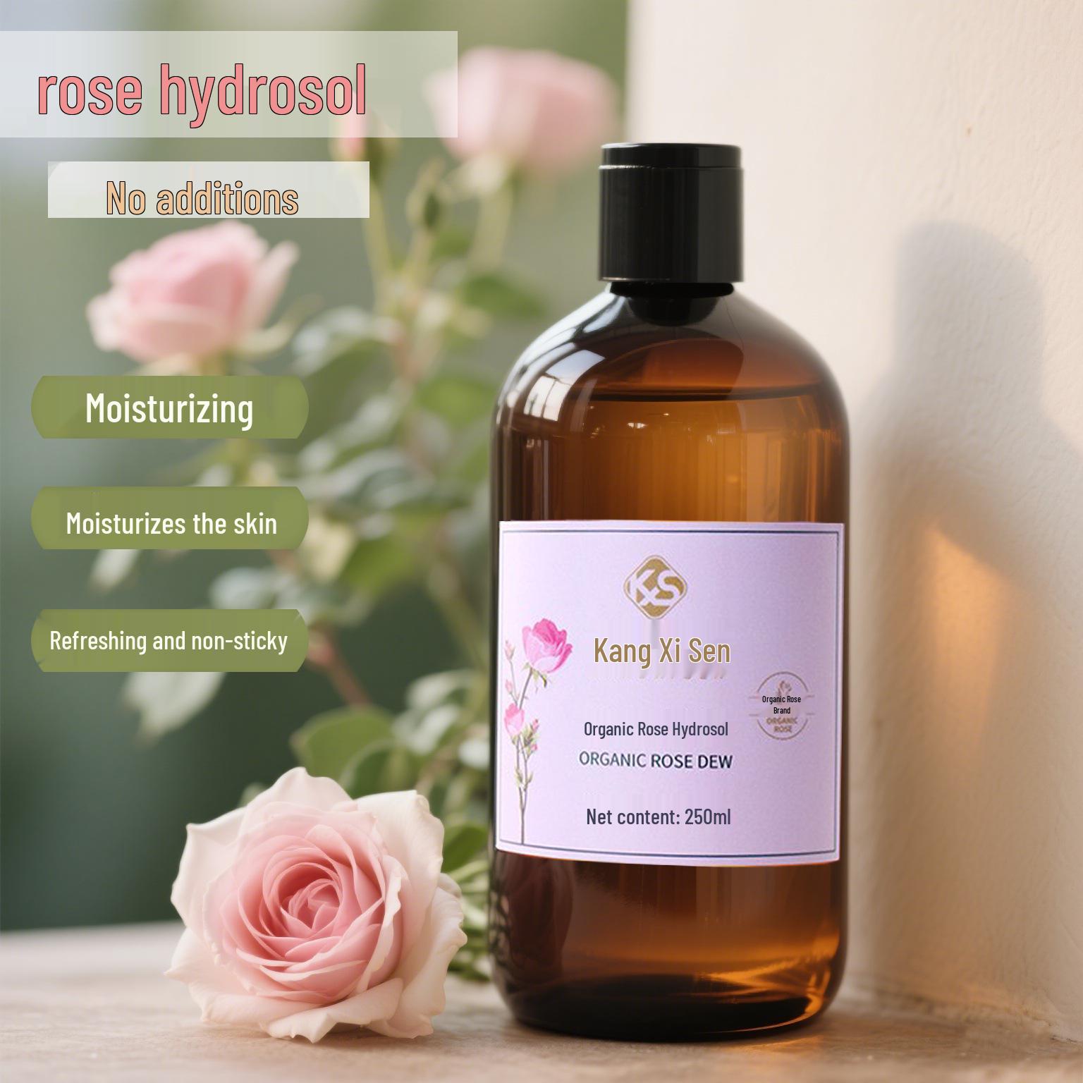 

Гидролат дамасской розы: Натуральный тоник с розовой водой и увлажняющая эссенция - Большая бутылка