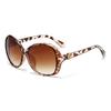 Elegant Gradient Lens Sunglasses for Women - European & American Street Style, Fashionable Face-Slimming Design.