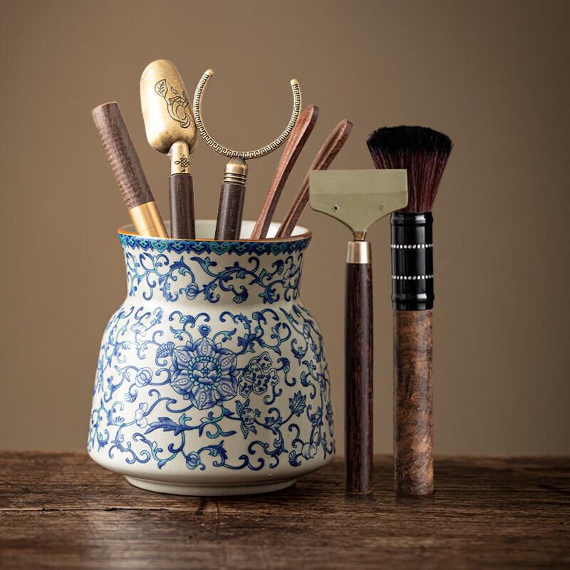 Ebony Wood Tea Ceremony Tool Set