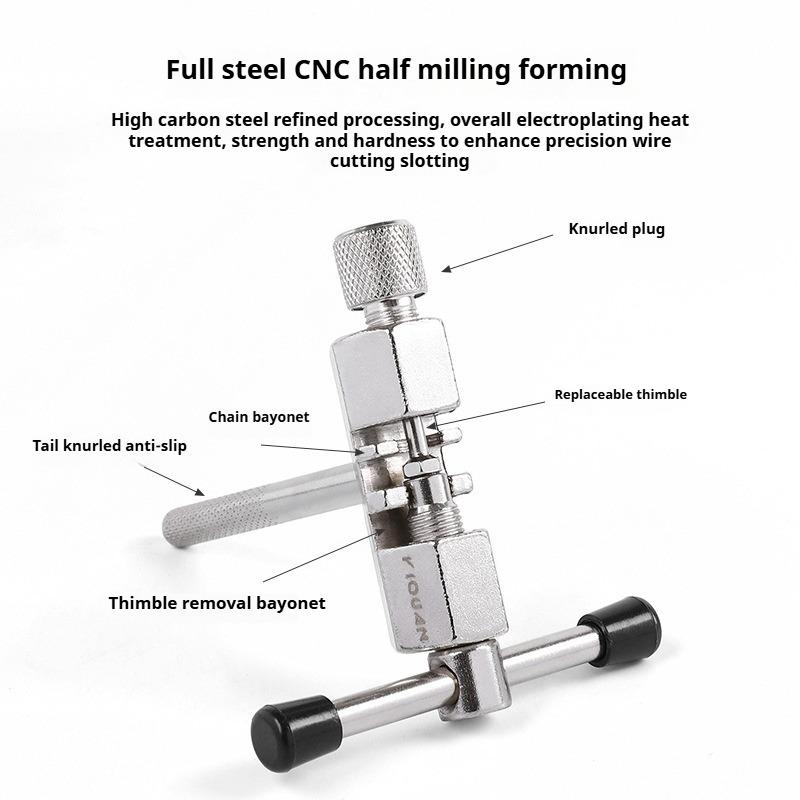 Bicycle Repair Tool Kits Flywheel Remover Cutter Chain Breaker Crank Puller Spoke Wrench MTB Road Bike Maintenance Repair Tools