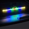 Solar Car Visor Strobe Flashing Lamp Interior Windshield LED Decoration Lamp Triangle Frame Emergency Parking Signal Strobe Lamp