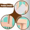 1/12 Dollhouse Window Micro Scene Accessories Prop Blank 16 Grid Double Door Doll House Decors for