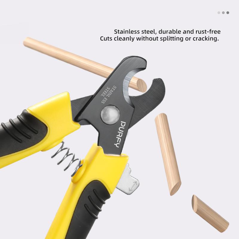 Safe Portable ABS Stainless Steel Nail Clipper & Trimmer for Dogs and Cats