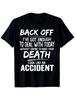 2026 New Funny Back Off Ive Got Enough To Deal with Today Print Tshirt Men and Women Short Sleeved Tops Tshirts Mens Tee