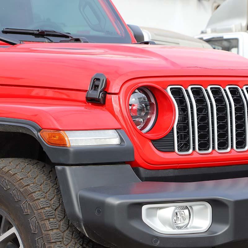 Car Headlight Bezel Decoration Sticker Cover for Jeep Wrangler  Wrangler JL For JT Gladiator 2024 Up Car Interior Accessories