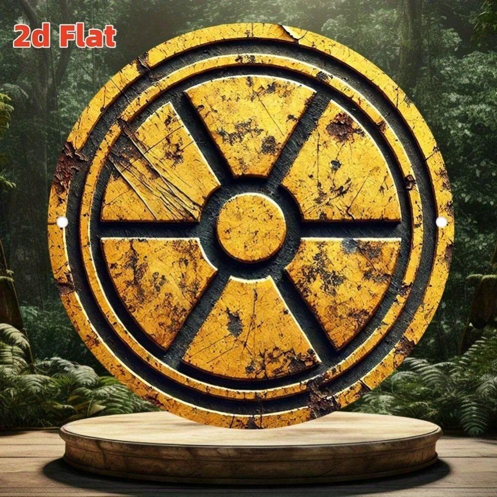 Blechmetall Wandkunst Malerei, 20x20cm Heimdekoration