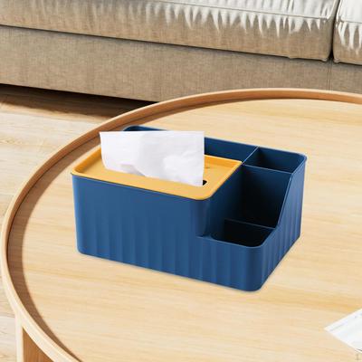 Creative Tissue Holder Desk Box Storage, Multifunctional Organizer, Cover for