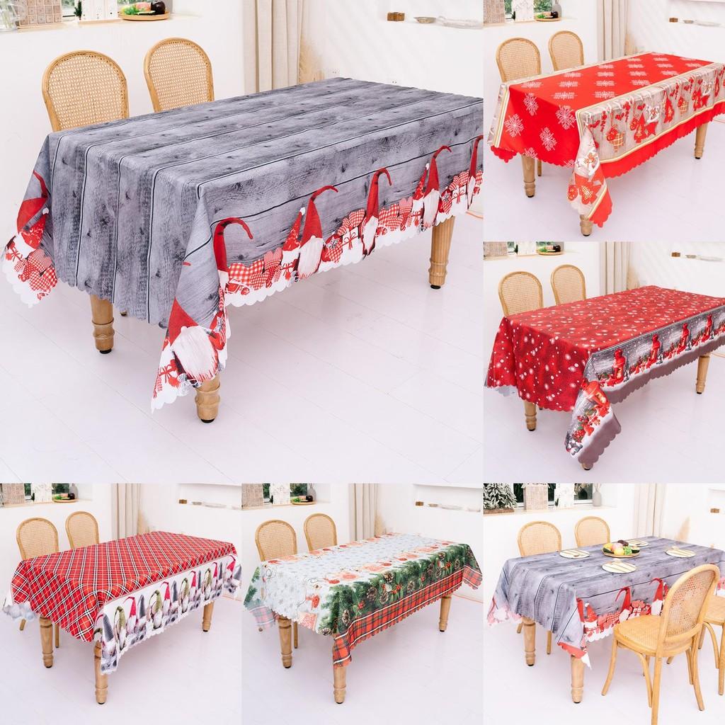 Decoration Christmas Printed Tablecloths Creative Desktop Dress Supplies Up