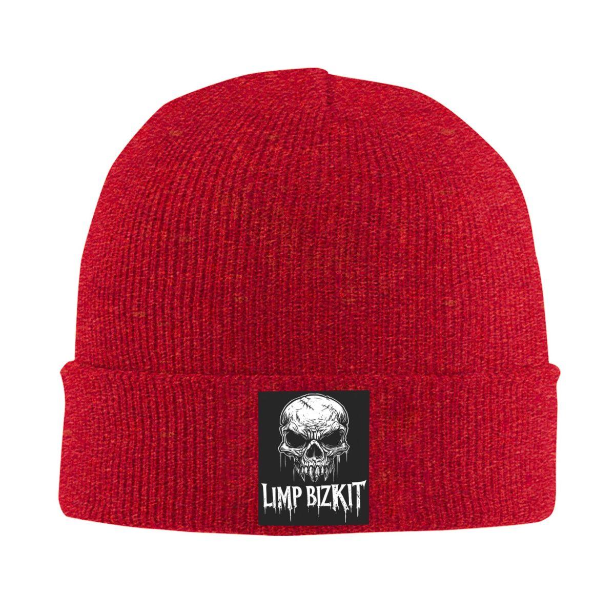 

Limp Bizkit Warm Knitted Cap Hip Hop Bonnet Hat Autumn Winter Outdoor Beanies Hats for Unisex Adult One Size