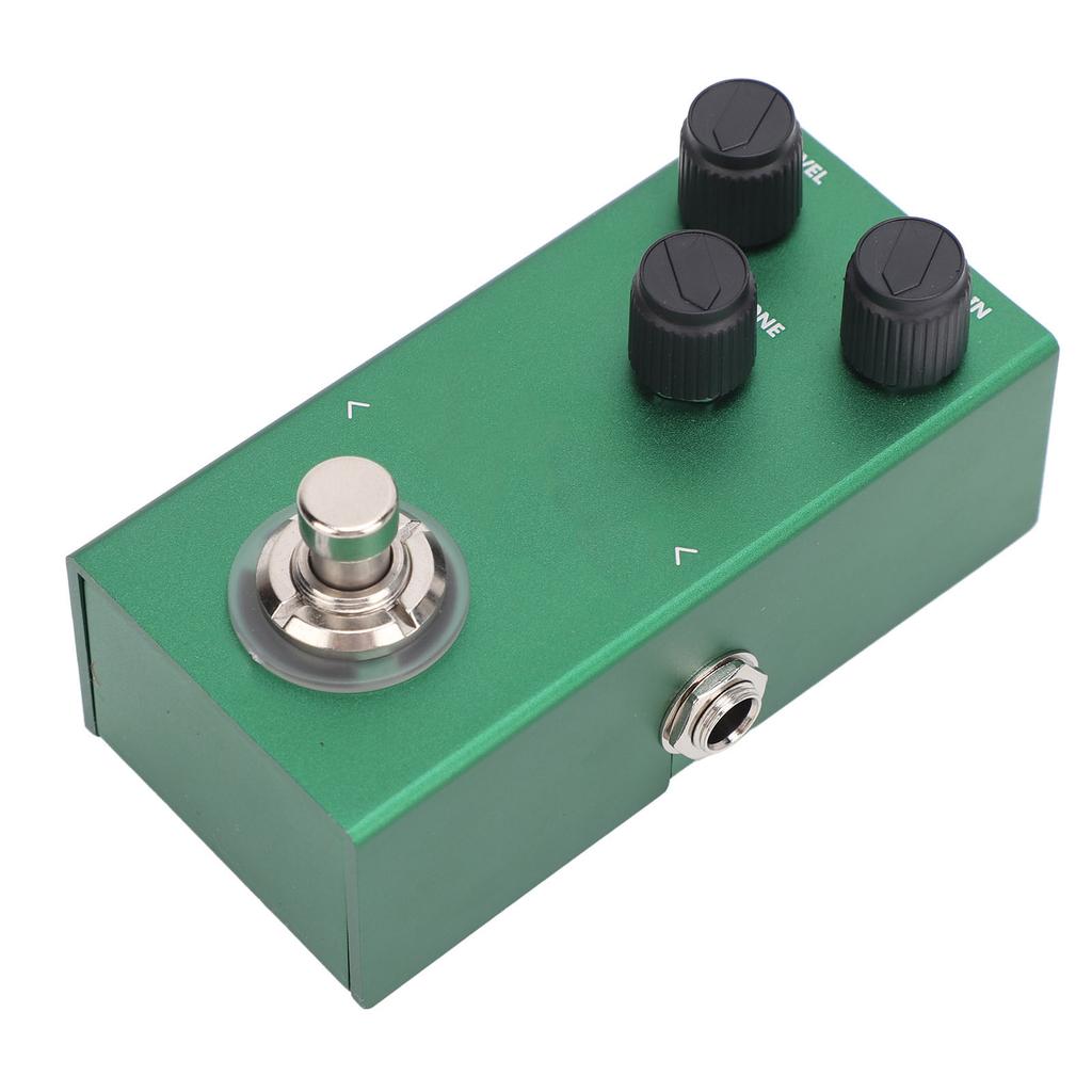 Gitarren Overdrive Effektpedal Mini Aluminiumlegierung mit Drive Level Tonreglern für E-Bass