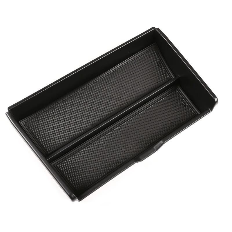 Pour Land Rover Defender 90 110 130 20-24 ABS Boîte de rangement inférieure de console centrale de voiture Boîte de rangement d'accoudoir Boîte pour téléphone Accessoires de voiture