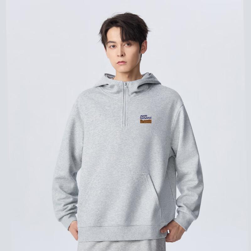 Mark Fairwhale Herren-Hoodie mit halbem Reißverschluss