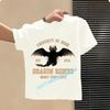 Dragon Tamer Summer Tshirt  Boys Sports Shirt  Girls Casual Top  Cartoon Print  Childrens Pure Cotton Short Sleeve Shirt