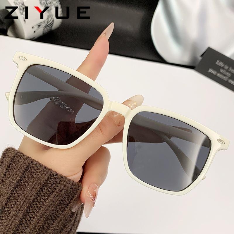 ins face small sunglasses female Internet celebrities new fashion polarized sunglasses men's sunscreen sunglasses