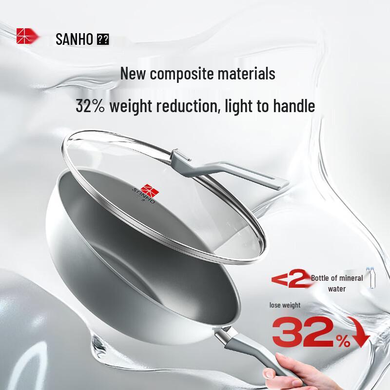 Sanhe Diamond Ceramic Non-stick Wok