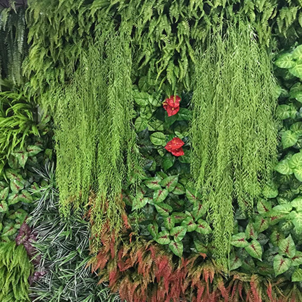 Kaufe Knstliche Pflanzen Wanddekoration Outdoor Hngende Kunststoff Faux  Green Leaf Hintergrund Hochzeitsdekor zum Preis ab 11 | Joom