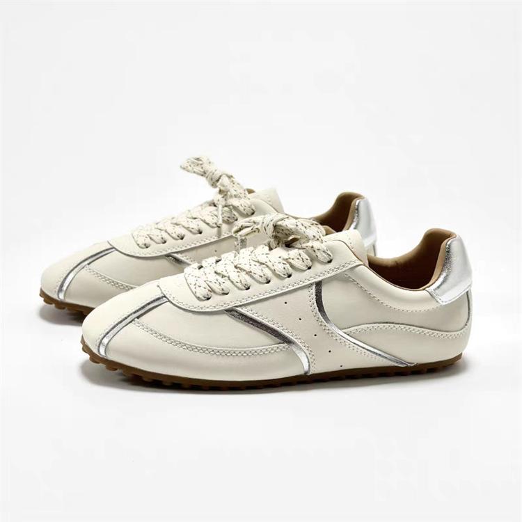 Retro Deutsche Trainingsschuhe Damen Frühling und Sommer 2025 Flachsohlige weiße Schuhe Weiche Sohlen Leichte Laufschuhe Forrest Gump Schuhe Lässige Board-Schuhe Damen