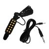 12 Hole Sound Hole Pickup Acoustic Guitar Transducer Amplifier with Volumes Tone Tuner Guitar Sound Hole Pickup