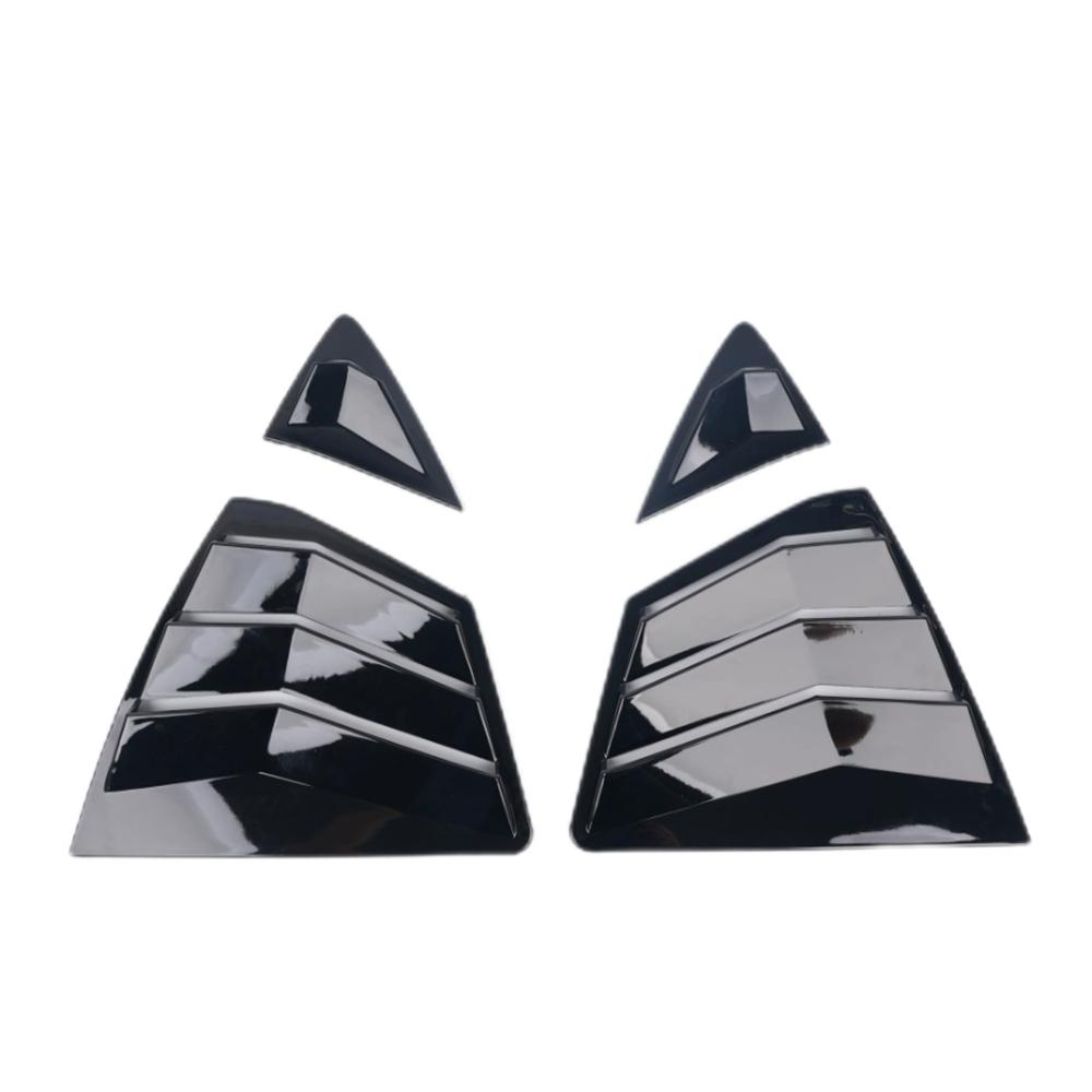 For Toyota Camry 2025 2026 Bright Black Vent Window Scoop Louver Cover Trim