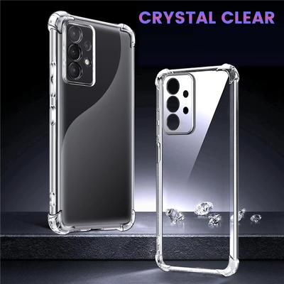 Transparent Shockproof Soft TPU Phone Case For Samsung Galaxy A05S A15 A25 A35 A54 A04S A14 A34 A23 A33 A53 A73 S20 S21 S22 S23 S24 Ultra Plus Cover