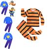 Dog Man Petey The Cat Kids Pajama Set With Long Pants And Crew Neck For Children