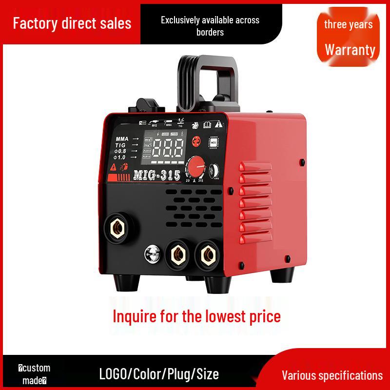 Naishunjia MIG-315 Gasless Welder: Manual, TIG, and Three-in-One Electric Welding.