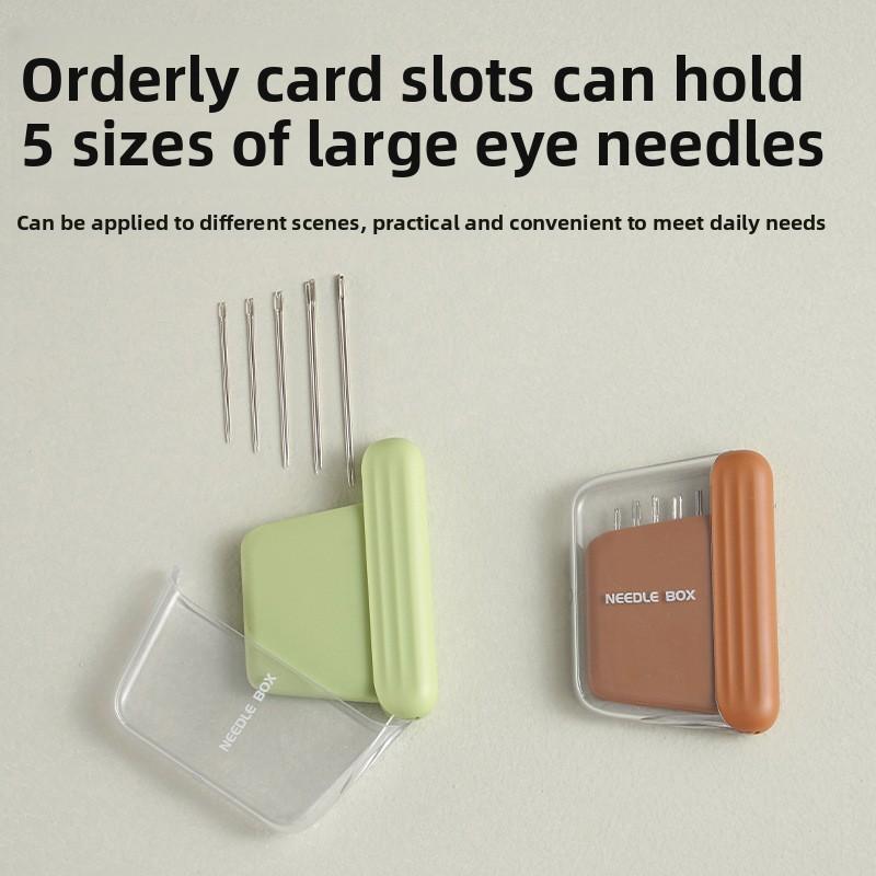 New Household Magnetic Sewing Box Light Luxury Cream Style High-end Family Sewing Artifact Organization Sewing Kit Magnetic Sewing Box Tool