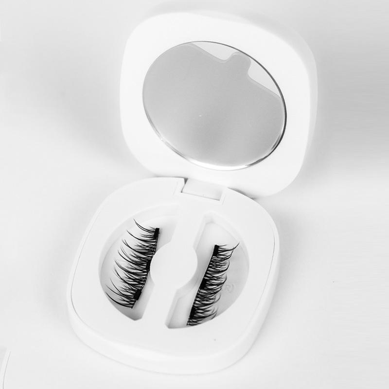 Magnetické umělé řasy: Vylepšený design se třemi magnety, Přirozený, Hustý, Snadná aplikace