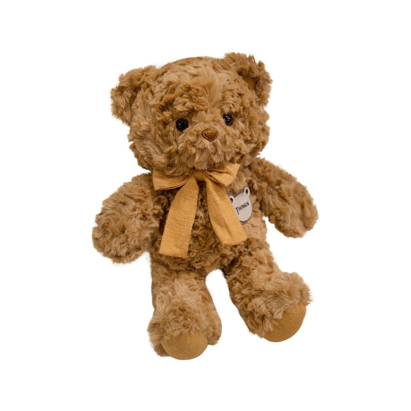 Cute Bow Bear Hug Bear Doll Plush Toy Teddy Bear Doll Children'S Company Soothing Doll