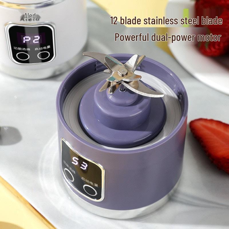 Vaso Juicer y Triturador de Hielo Portátil con Carga USB para Viajes al Aire Libre