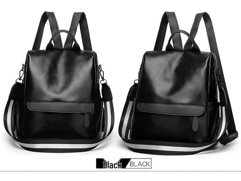 2025 Women's High-End Korean Versatile Backpack - Fashionable, Large Capacity, Retro Casual School Bag