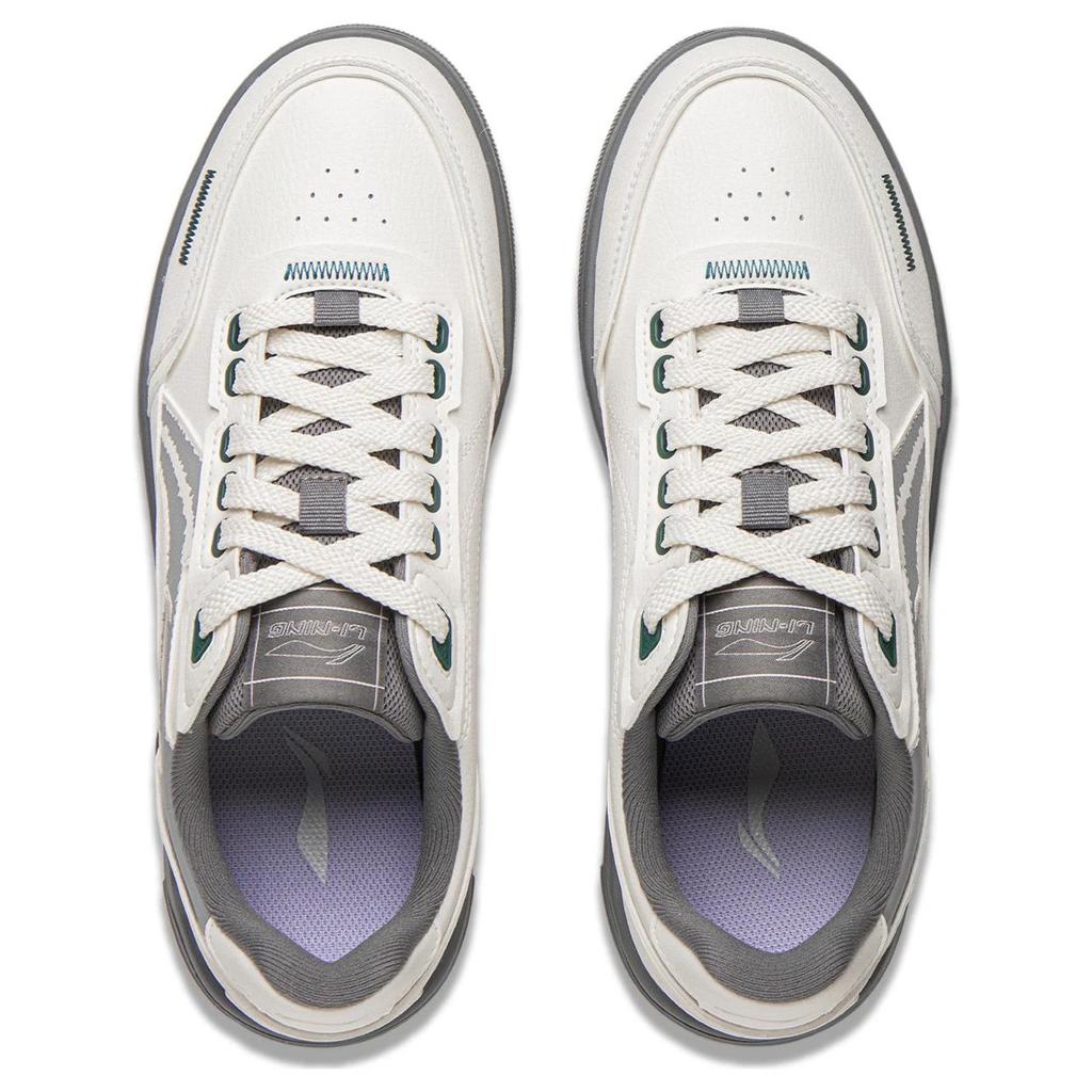 Li Ning Qiong Yun Classic Versatile Comfortable Trendy Slip Resistant Shock Absorbing Durable Lightweight Breathable Low Top Skate Shoes AGCU349-1