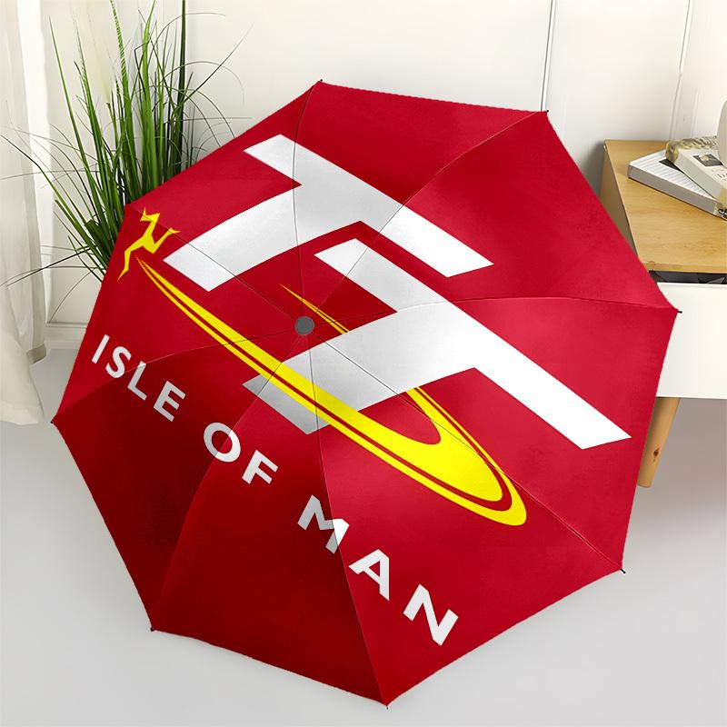 

TT Isle of Man Automatic Opening and Closing, 8 rib Structure Portable Umbrella, Suitable for Men and Women in All Seasons Perfect Gift for