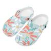 Printed EVA Clogs Slippers for Women Men Easy Clean Lightweight Slip On Casual Sandals Lightweight Soft Sole Summer Daily Wear