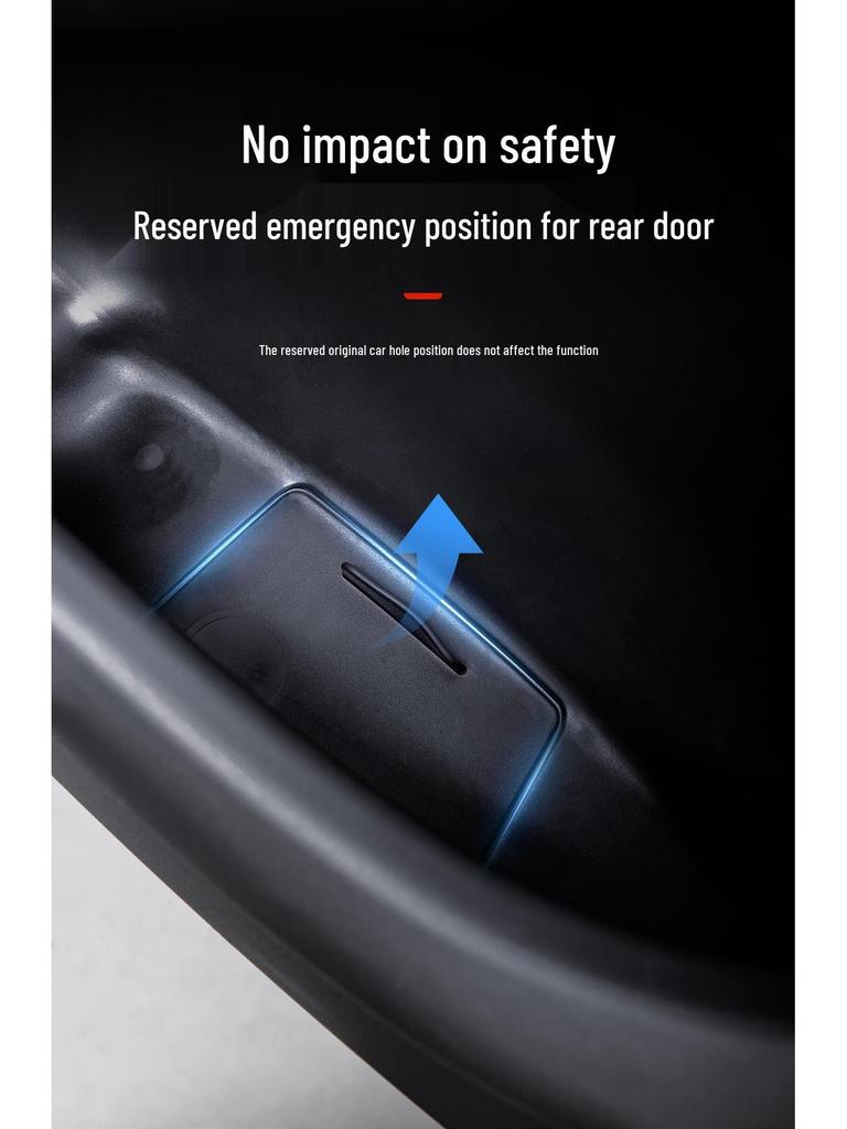 Tesla Model Y/3 Full Door Wrap TPE Storage Box - Car Interior Accessory