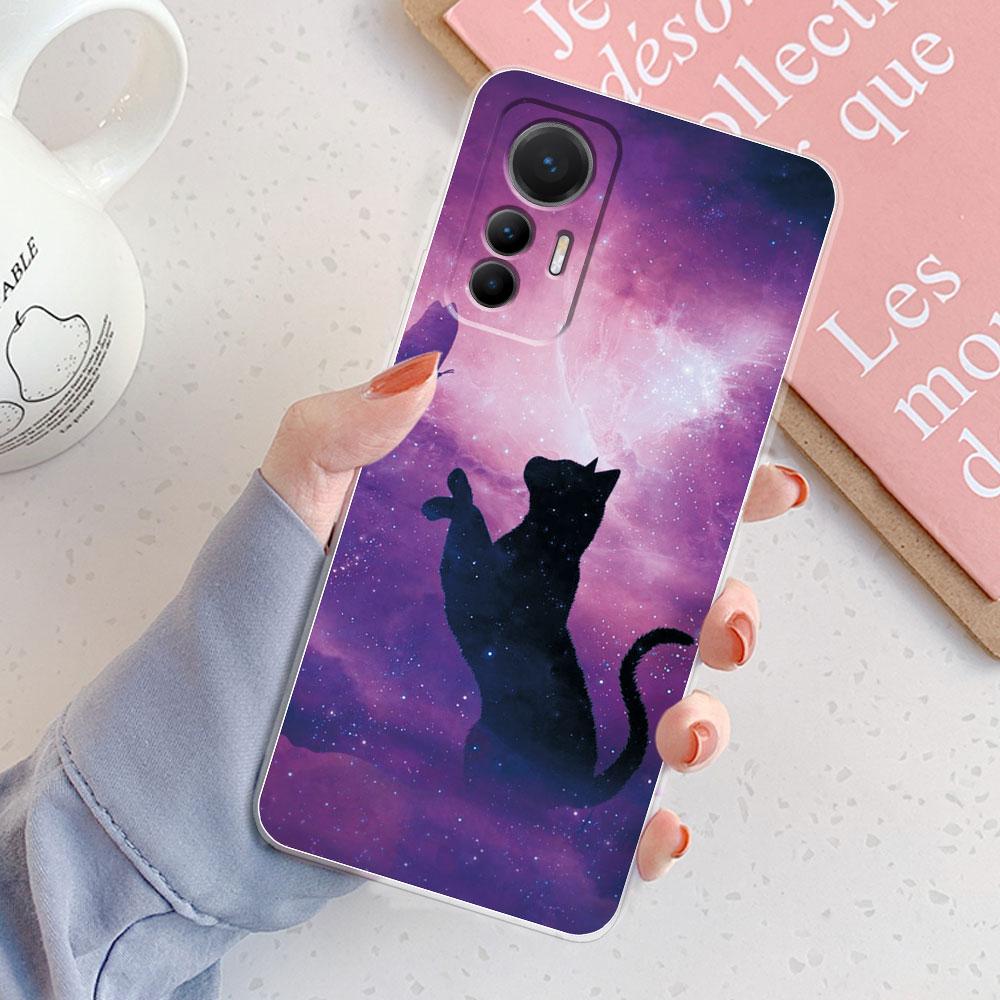 For Xiaomi 12 Lite Case Back Cover For Xiaomi 12 Lite 5G Girls New Clear Phone Funda Soft Silicone Case For Xiaomi 12 Lite Coque