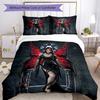 Set Biancheria da Letto Stile Gotico Traspirante Copripiumino con Federe Biancheria da Letto Decorativa per Camera da Letto Decorazione Casa Regalo di Compleanno