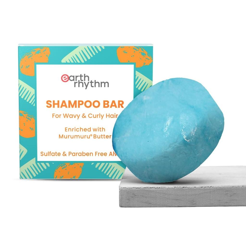 @ Earth Rhythm Murumuru Butter Shampoo Bar Curly & Wavy Hair 80gm UKR656_60%OFF