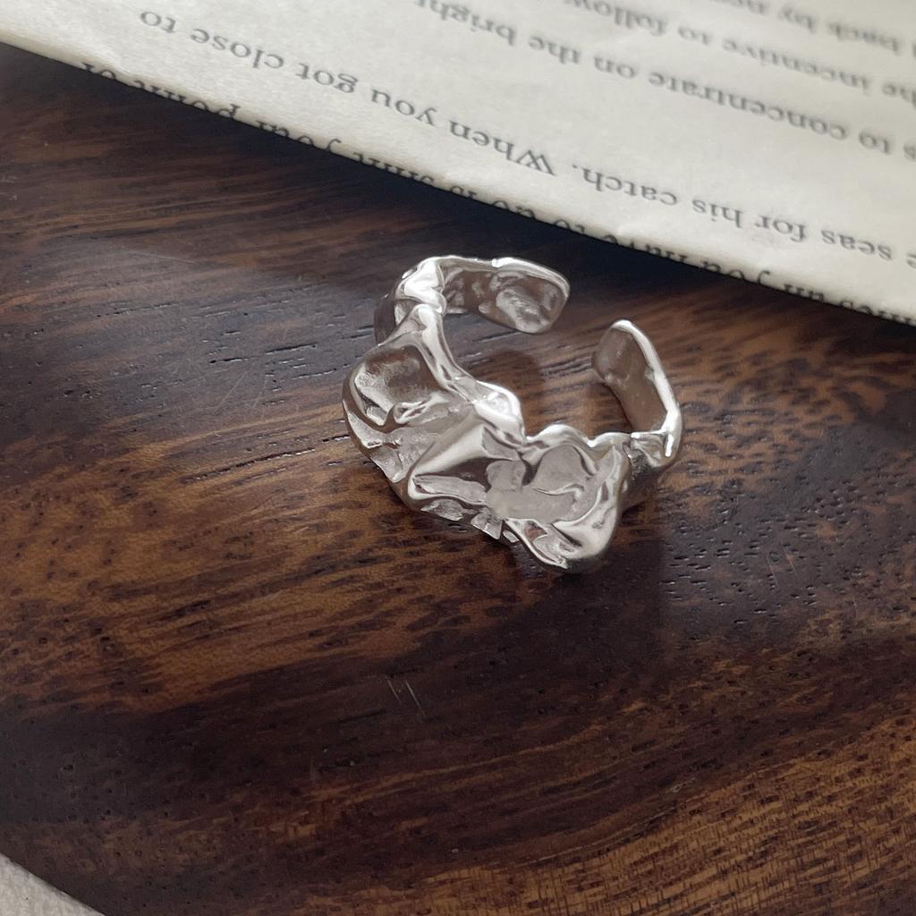 925 Sterling Silver Rings for Women Men Couple Minimalist Handmade Simple Bump Ring Party Jewelry Gift Prevent Allergy