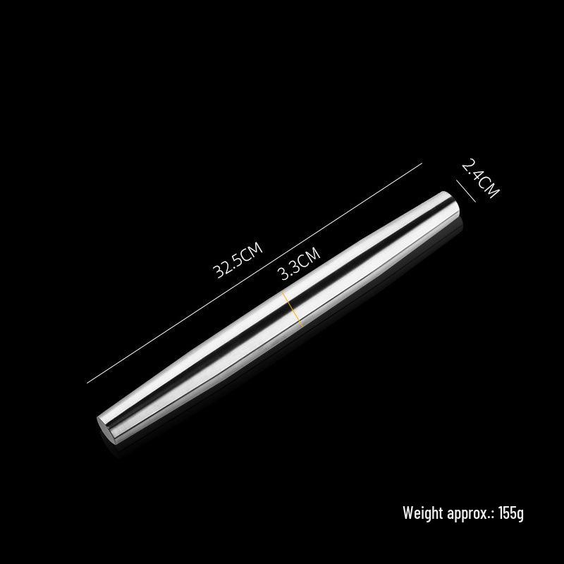 

Двухконечная скалка из нержавеющей стали 304 для выпечки пельменей и макаронных изделий