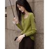 Demana French Square Neck Knit Cardigan