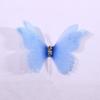 50Pcs Colorful Chiffon Butterfly Embroidered Patches Clothes Sewing Patch  Bridal Hair Accessories