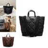 Stylish And Spacious Nylon Tote Bag For Women With Quilted Design Perfect For Everyday Use