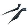 Inner Doors Panel Handle Carbon Fiber Interior Door Pull Trim Cover Matt Black Door Bar Pull for BMW 5 Series 2018-2025