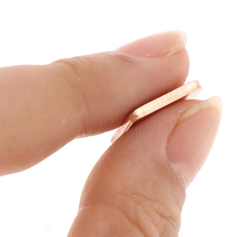 10Pcs Thermal Pads 15X15Mm Copper Gpu Thermal Pads Copper Shim Heatsink For Laptop Cooling Cpu Heatsink Sheet