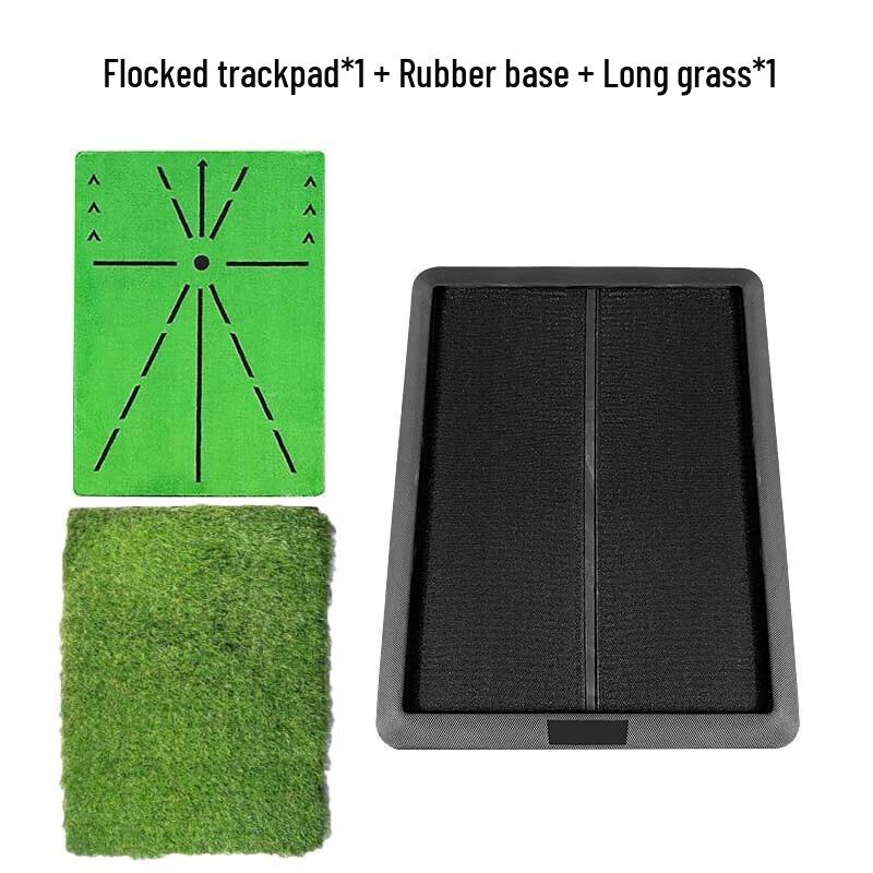 WEZHO Golf Swing Trace Practice Mat Set