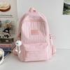Schoolbag Solid Color Backpack 1011 New Junior High School Girls High School College Students School Bag Women Travel Lightweight Small Backpack