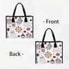 Cute Ghost Floral Print Tote Bag